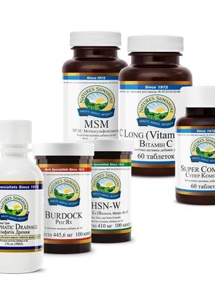 Набір "шкіра, волосся, нігті", nature's sunshine products, сша