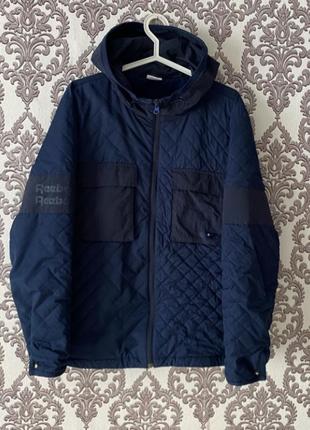 Демисезонная куртка reebok x woodwood padded monogram-pattern jacket