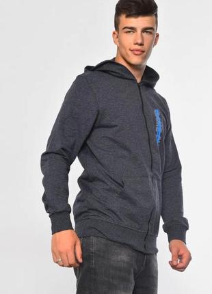 Кофта на молнии с капюшоном / толстовка на молнии с принтом