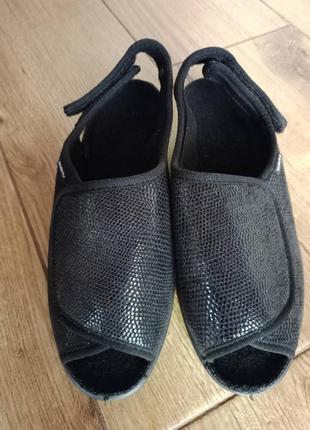 Хорошие босоножки диабетические на широкую ногу inblu на липучках