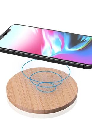 Wood charge беспроводная станция для зарядки телефона деревянная беспроводная зарядка в офис
