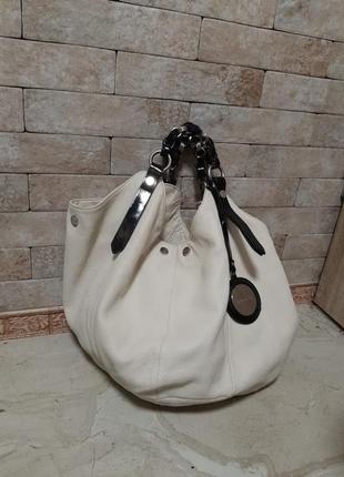 Шкіряна сумка хобо