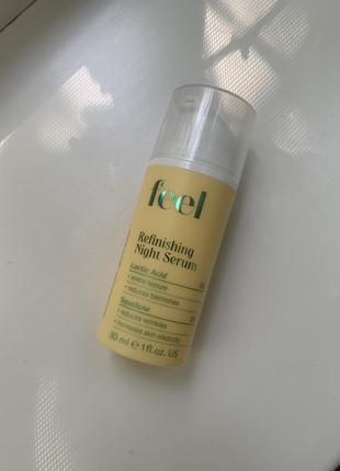Нічний серум з молочною кислотою(5%) feel beauty refinishing night serum
