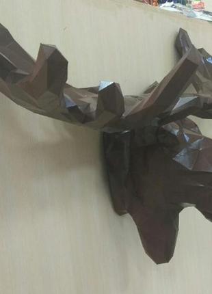 Оплата після отримання конструктор з картону 3d фігура лось паперкрафт papercraft подарунковий набір для творчості іграшка сувенір