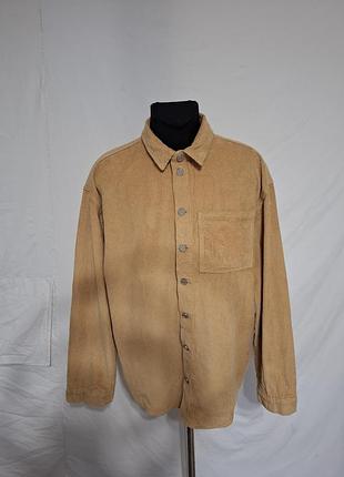 Вельветова бавовняна сорочка