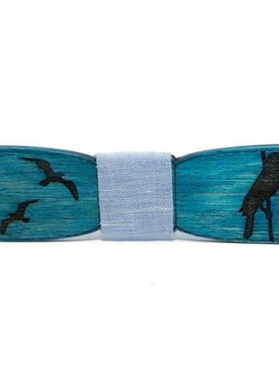 Деревянная галстук-бабочка gofin wood 11х3,5 см деревяный cl0083515