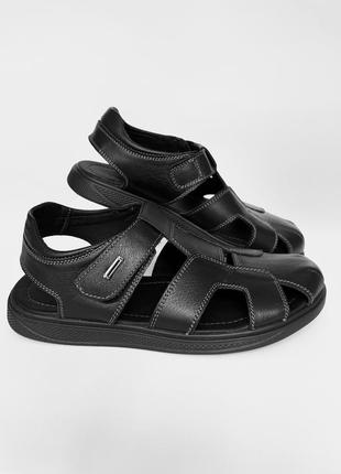 Шкіряні чоловічі сандалі / босоніжки в 2-х кольорах