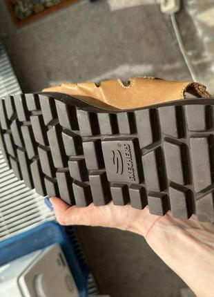 Винтажные кожаные сандалии skechers