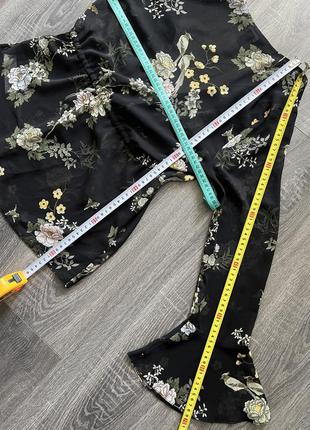 Новая пляжная накидка парео туника под купальник 👙 сетка в цветочки6 фото