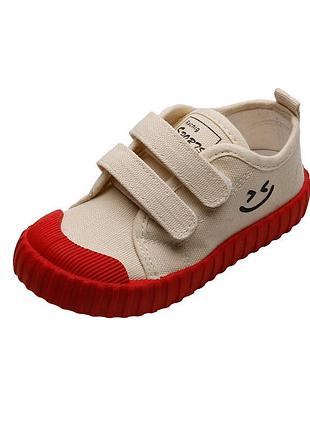 Кеды с цветной подошвой