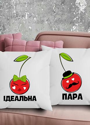Парные подушки с принтом - идеальная пара!