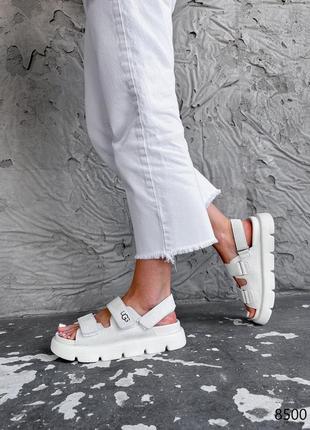 Босоніжки ugg натуральна замша