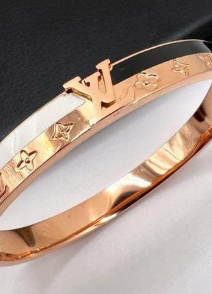 Гіпоалергенний позолочений браслет з медичної сталі (stainless steel)