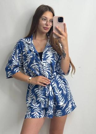Костюм из штапеля