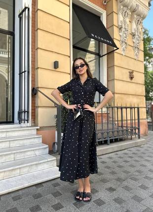 Жіноча сукня злегка приталена до талії, низ вільного крою з коротким рукавом розміри: 42-44, 46-48, 50-52