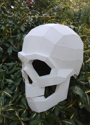 Paperkhan набор для создания 3d фигур череп голова паперкрафт papercraft подарок сувернир игрушка конструктор9 фото