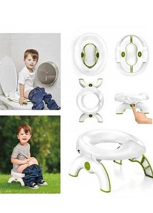 Детский дорожный туалет oxo tot 2-in-1 go potty for travel