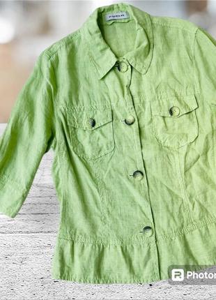 Літній льняний жакет
