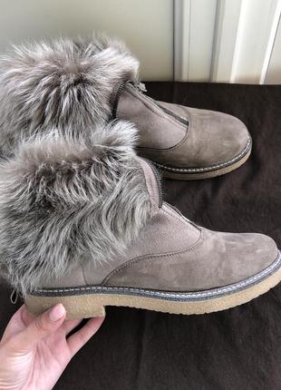 Silga weekend max mara сапоги ботинки 40р 26,5 41 меховые кожаные ugg