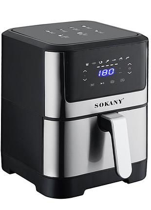 Аерогриль-фритюрниця sokany sk-zg-8040 на 7 літрів з таймером