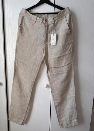 Брюки чоловічі лляні mango 350 man
