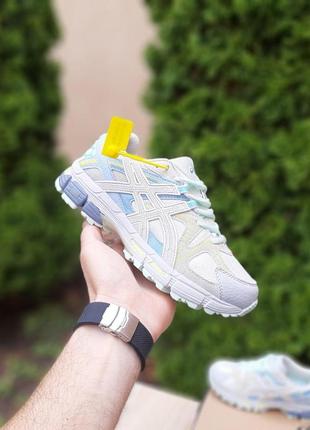 Жіночі кросівки | asics gel-kahana 8 | світло-бежеві з блакитним | комбіновані матеріали, :377 фото