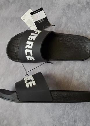 Шльопанці чоловічі чорні з надписом шльопки