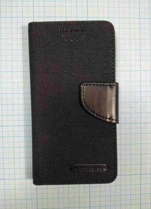 Чохол-книжка універсальна goospery canvas diary 4.5" чорний