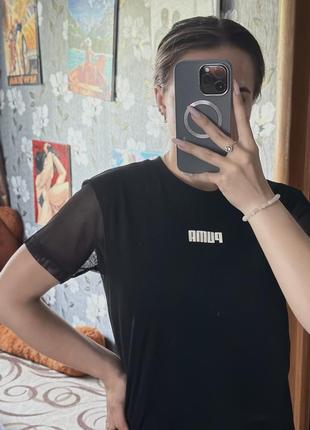 Черное платье пума (puma)