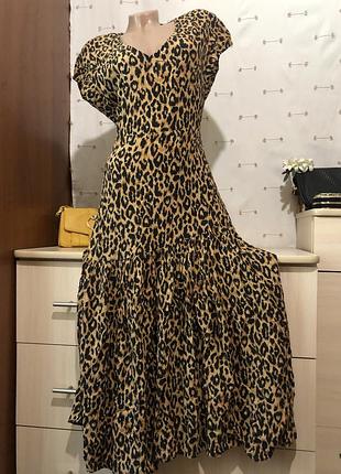 Платье 👗 с тигровым принтом