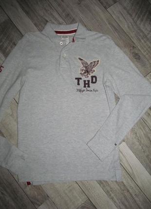 Tommy hilfiger котоновий реглан поло р. s