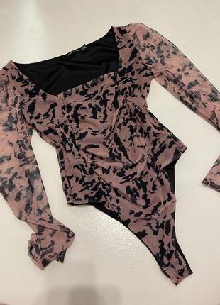 Боди с сеточкой