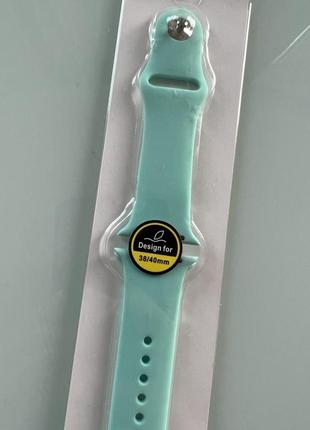 Ремешок для apple watch 38/40mm  силиконовый, ремешок на часы эпл3 фото