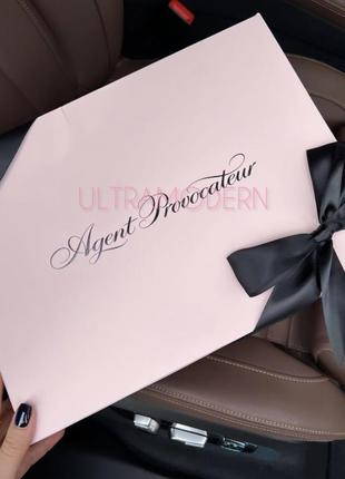 Комплект agent provocateur преміум колекція оригіналу бра 75b (34b), трусики m (3)9 фото