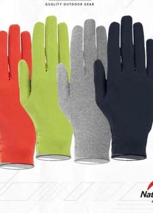 Перчатки спортивные naturehike thin gloves nh21fs035 gl09-t l navy blue2 фото