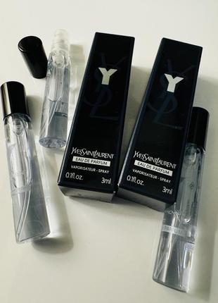 Парфюмированная вода для мужчин saint laurent wool and cashmere jacket y, 3 мл