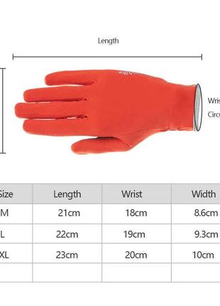 Рукавички спортивні naturehike thin gloves nh21fs035 gl09-t m navy blue4 фото