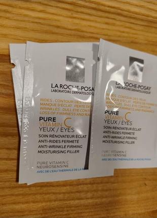 Розпродаж!!! антивіковий крем навколо очей з вітаміном с la roche -posay