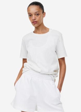 Біла футболка h&m