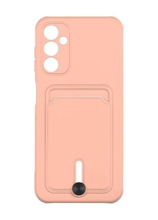 Чехол с карманом для карт otterbox colorfull pocket card samsung galaxy a14 4g/5g pink sand