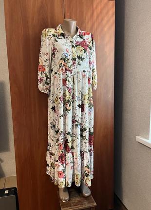 Шикарное нежное платье zara