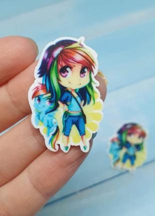 Серединка для бантов - литл пони (искорка), 4 см, шт