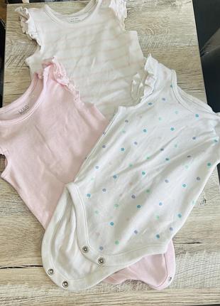 Бодики, маєчки, штаники 0-3 місяці