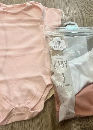 Бодики, маєчки, штаники 0-3 місяці