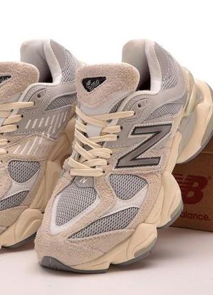 Женские кроссовки new balance 9060 beige grey 36-37-39