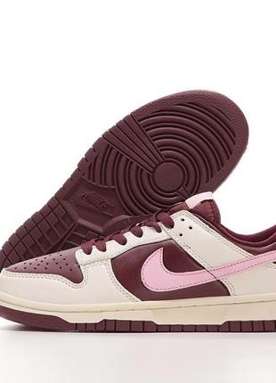Женские кроссовки nike real sb dunk low valentine's day 36-37-38-39-40