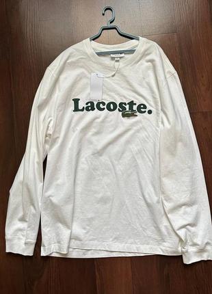 Новий лонгслів lacoste