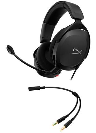 Навушники з мiкрофоном ігровi hyperx cloud stinger 2 core black (683l9aa)