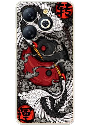 Чохол силіконовий з картинкою на infinix smart 8 (знак инь янь)