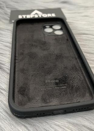 Чехол квадратный silicone case для iphone 11 pro max 6.5 full camera с микрофиброй закрытым низом камерой 5